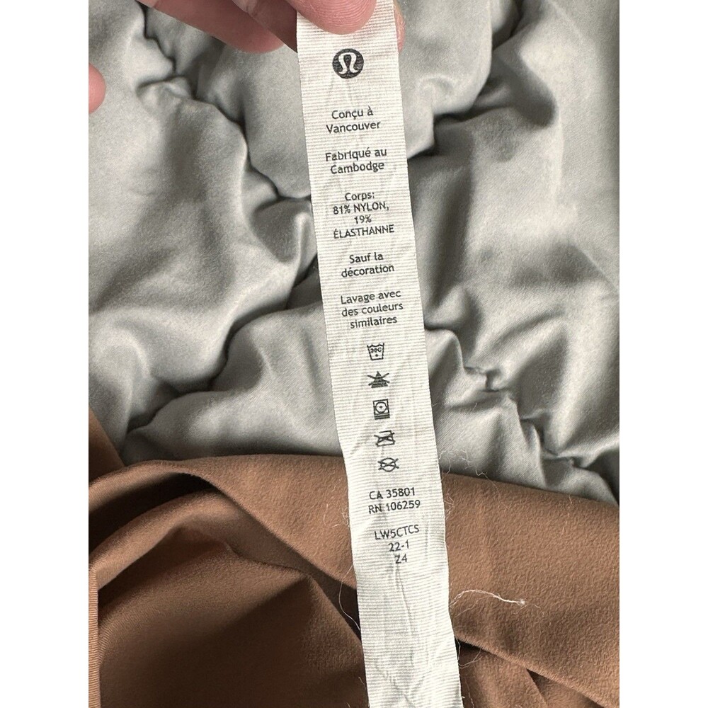 Lululemon Align High-Rise Leggings 25 Sz 14 Dusty Clay Hidden Pocket Activewear - Picture 11 of 14